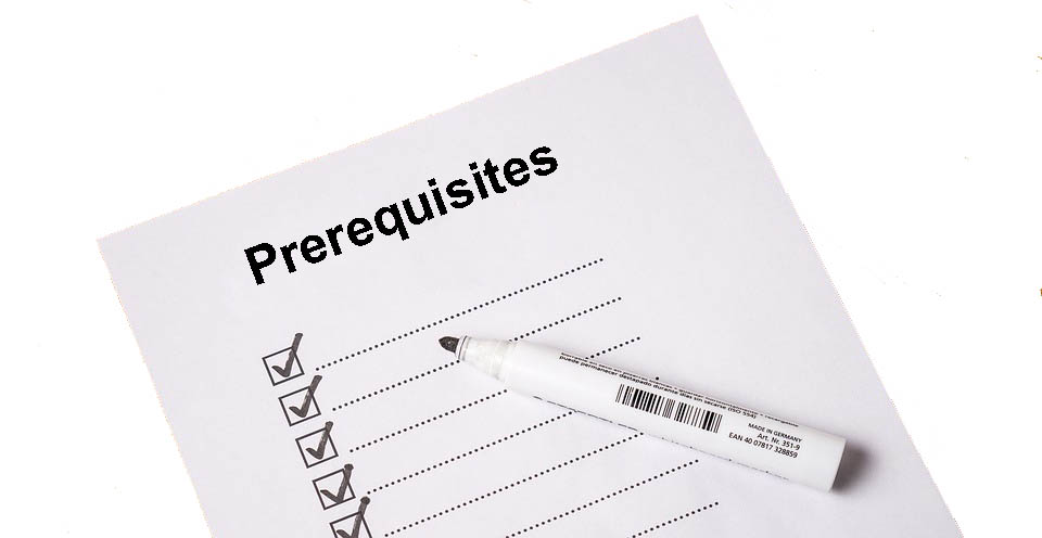 prerequisites
